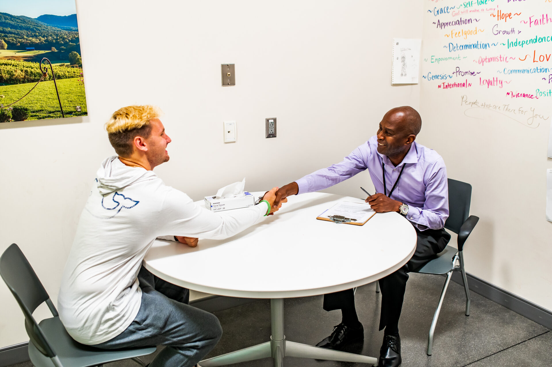 patient meeting provider
